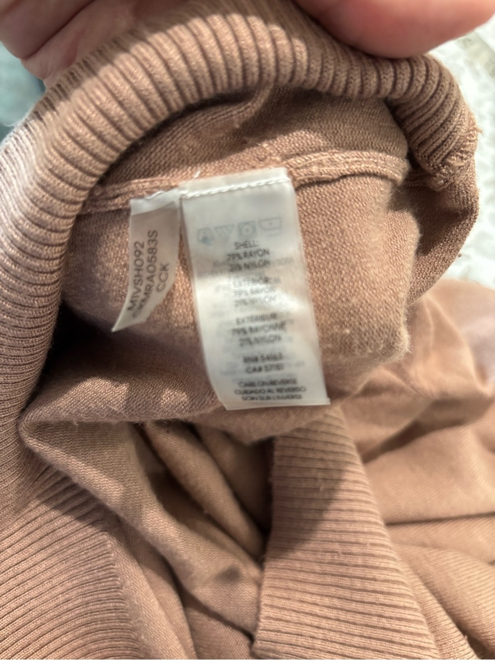 Calvin Klein - Tan Turtleneck Sweater - Picture 5 of 7